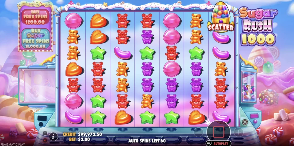 Sugar Rush 1000 Slot