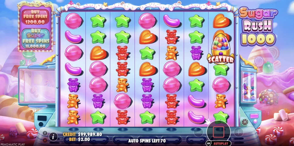 Sugar Rush 1000 Slot